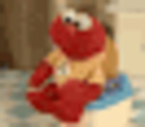 Poseidon's Kiss Baby Elmo GIF