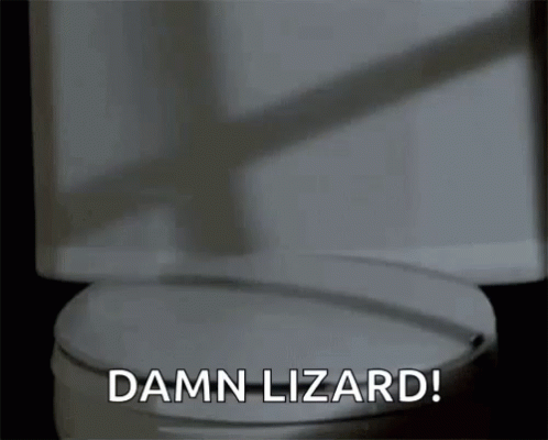 Poseidon's Kiss Damn Lizard Got Out GIF
