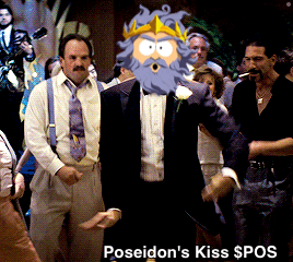 Poseidon's Kiss Dancing Wearing Black Suit GIF