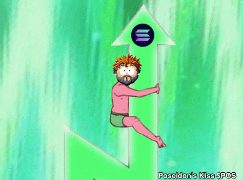 Poseidon's Kiss Holding To Fast Paced Arrow GIF