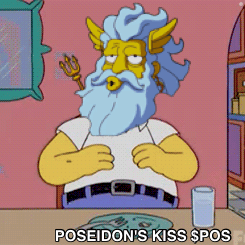 Poseidon's Kiss Homer Simpson Big Tummy GIF