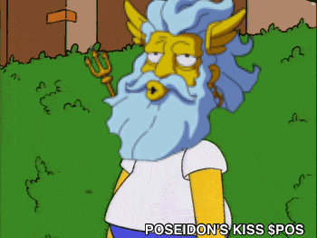 Poseidon's Kiss Homer Simpson Body GIF