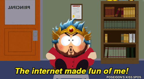 Poseidon's Kiss Internet Made Fun Of Me GIF