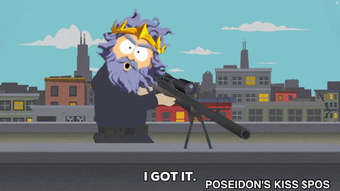 Poseidon's Kiss Sniper I Got It GIF
