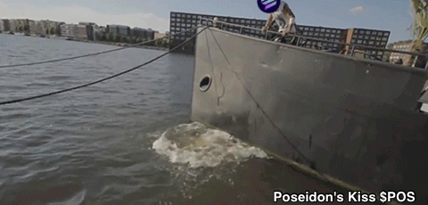 Poseidon's Kiss Swimming Long Jump GIF