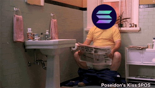 Poseidon's Kiss Toilet Bowl Exploded Man Sitting GIF
