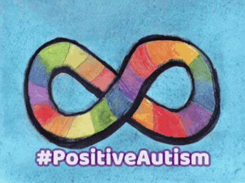 Positive Autism Infinite Symbol GIF