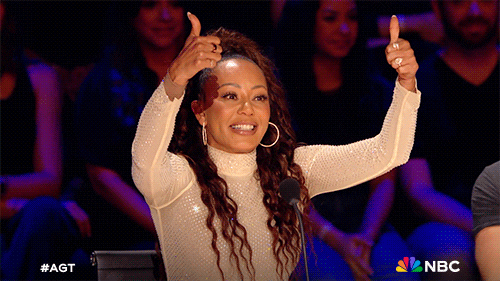 Positive Double Thumbs Up Mel B GIF