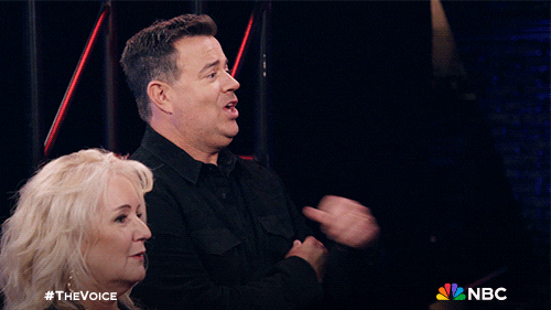 Positive Encouragement Carson Daly The Voice GIF