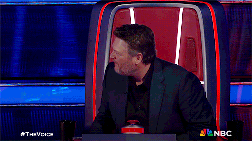 Positive Feedback The Voice Judge Blake Shelton GIF
