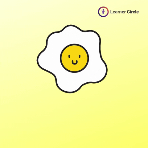 Positive Monday Cute Egg Yolk GIF