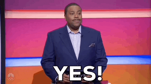 Positive Response Kenan Thompson Snl GIF