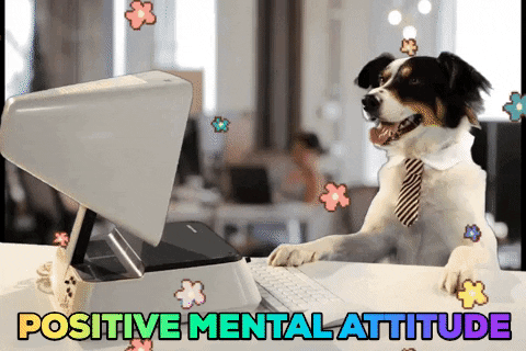 Positive Vibes Dog Positivity GIF