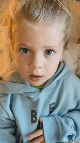 Positive Vibes Little Girl Finger Snap GIF