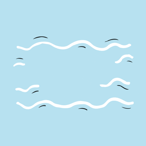 Positive Vibes Waves GIF