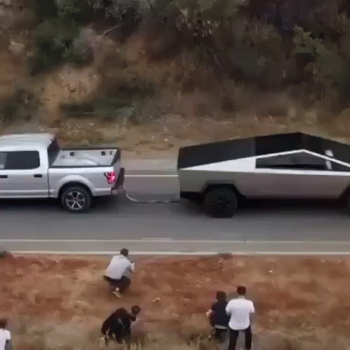 Possible Truck Crash Outcome GIF