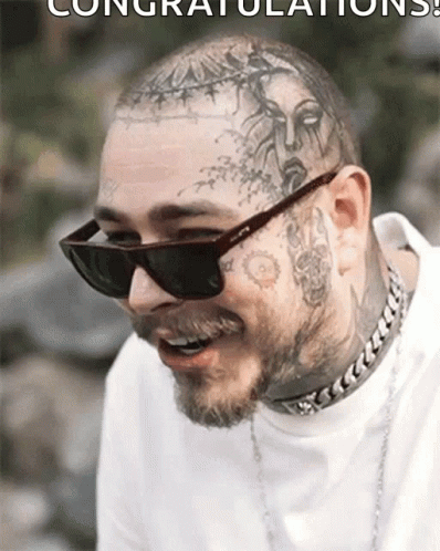 Post Malone Ray Bans Model GIF