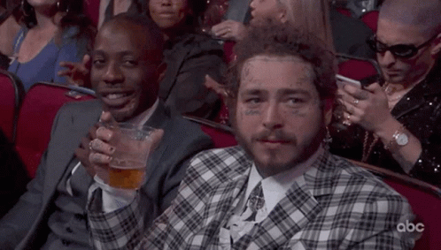 Post Malone Surprised GIF