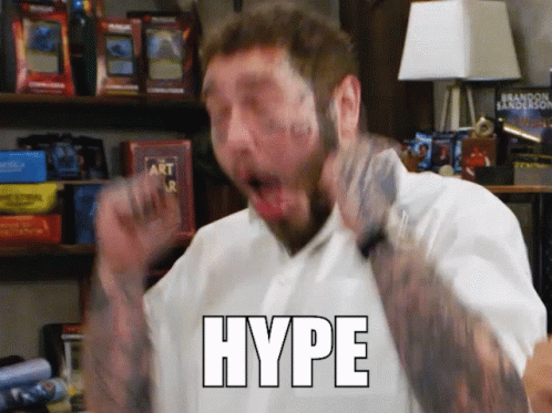 Post Malone Hype Reaction GIF