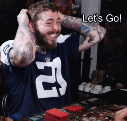 Post Malone Lets Go Clap GIF