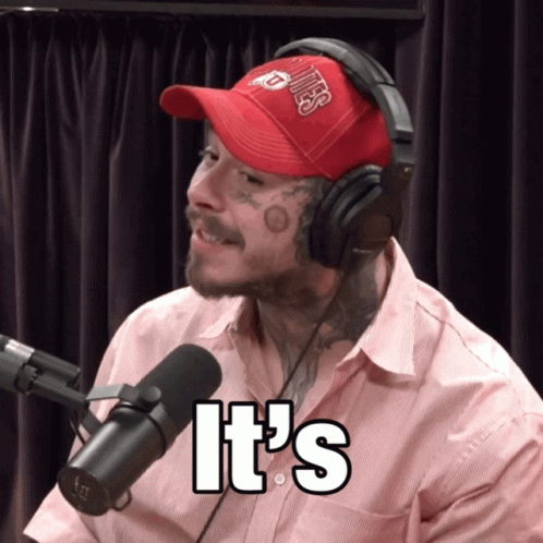 Post Malone Its Getting Pretty Weird Here GIF