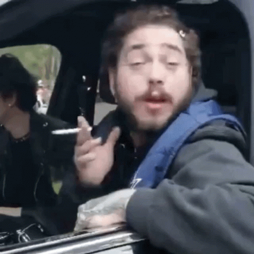 Post Malone Feeling Sleepy GIF