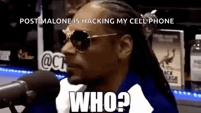 Post Malone Hacking My Cell Phone Gif GIF
