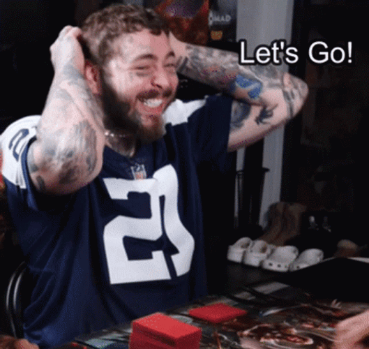 Post Malone Lets Go Clap GIF