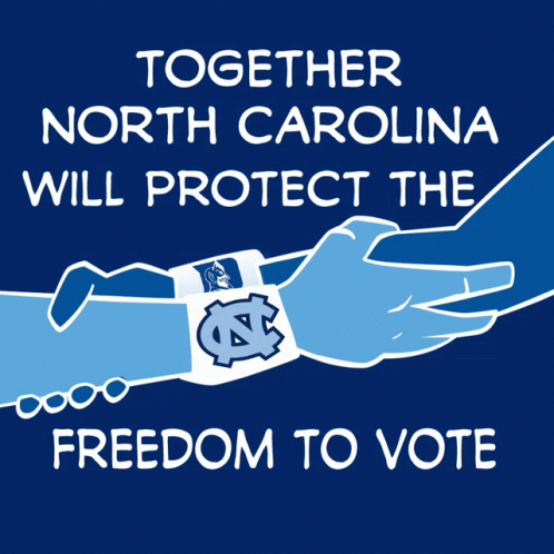 Poster Encouraging Vote In North Carolina GIF