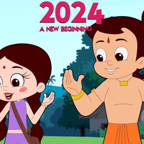 Poster for 2024 a New Beginning Boy and Girl