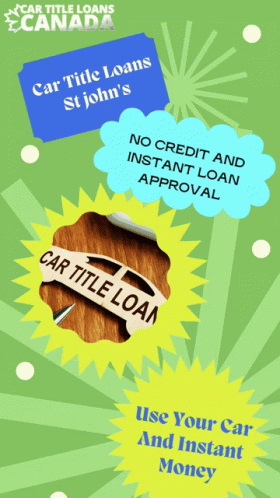 Poster for Car Title Loans in St John's