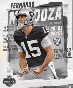 Poster For Fernando Mendoza On Wall GIF