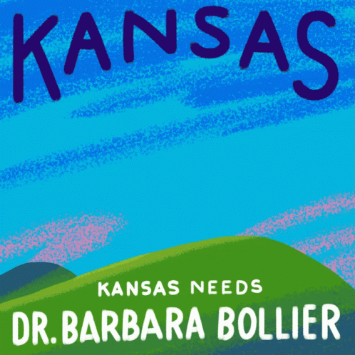 Poster for Kansas Needs Dr Barbara Bollier