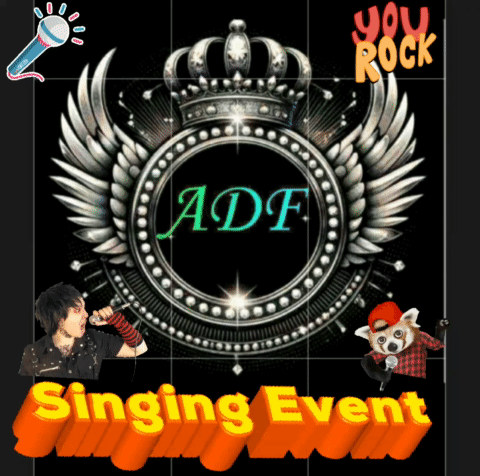 Poster For Singing Event With ADF GIF
