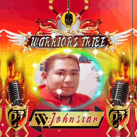Poster for Warriors Tribe With Man in Center