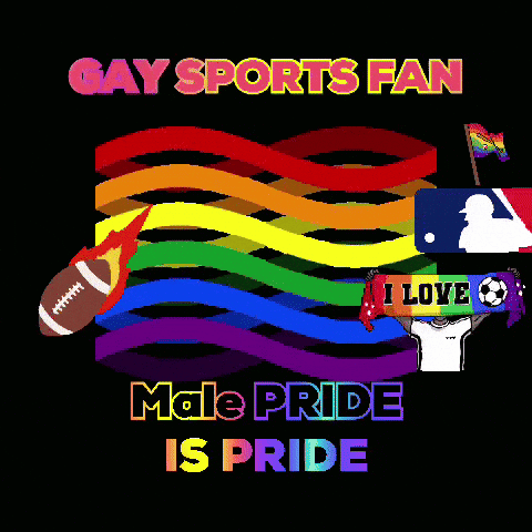 Poster Gay Sports Fan Male Pride Is Pride