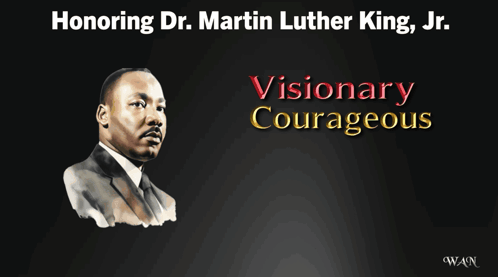 Poster Honoring Dr. Martin Luther King Jr. January 19 2026