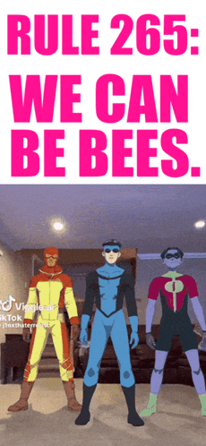Poster Rule 265 We Can Bees GIF