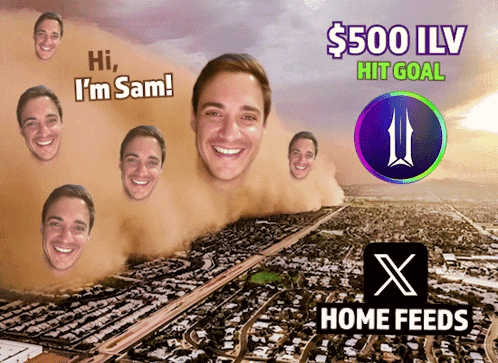 Poster Saying $500 Ilv Hit Goal GIF