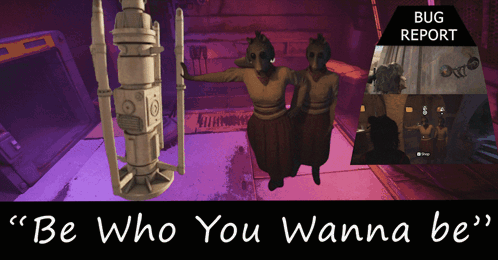 Poster Saying Be Who You Wanna Be