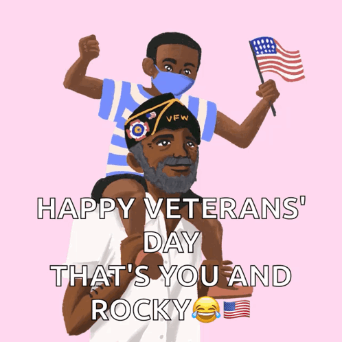 Poster Saying Happy Veterans Day