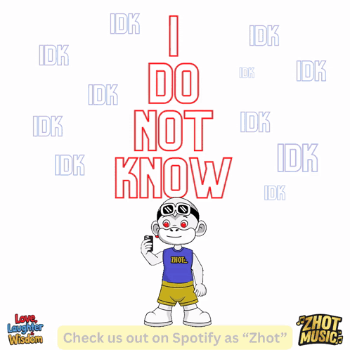 Poster Saying I Do Not Know With Soap Bar