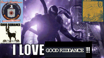 Poster Saying I Love Good Riddance GIF