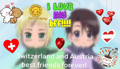 Poster Saying I Love My BFF
