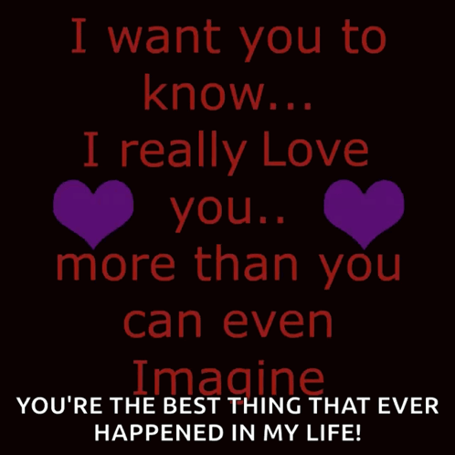 Poster Saying I Love You