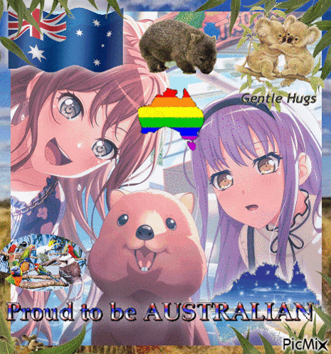 Poster Saying Proud to Be Australian