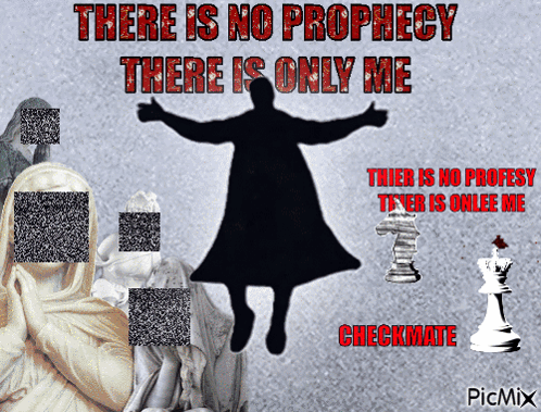 Poster Saying There Is No Prophecy