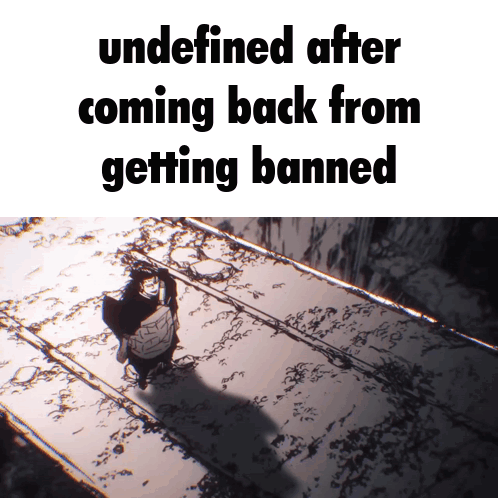 Poster Saying Undefined After Banned