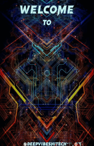 Poster Saying Welcome to Deepvibeshitech