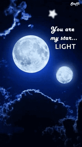 Poster Saying You Are My Star Light